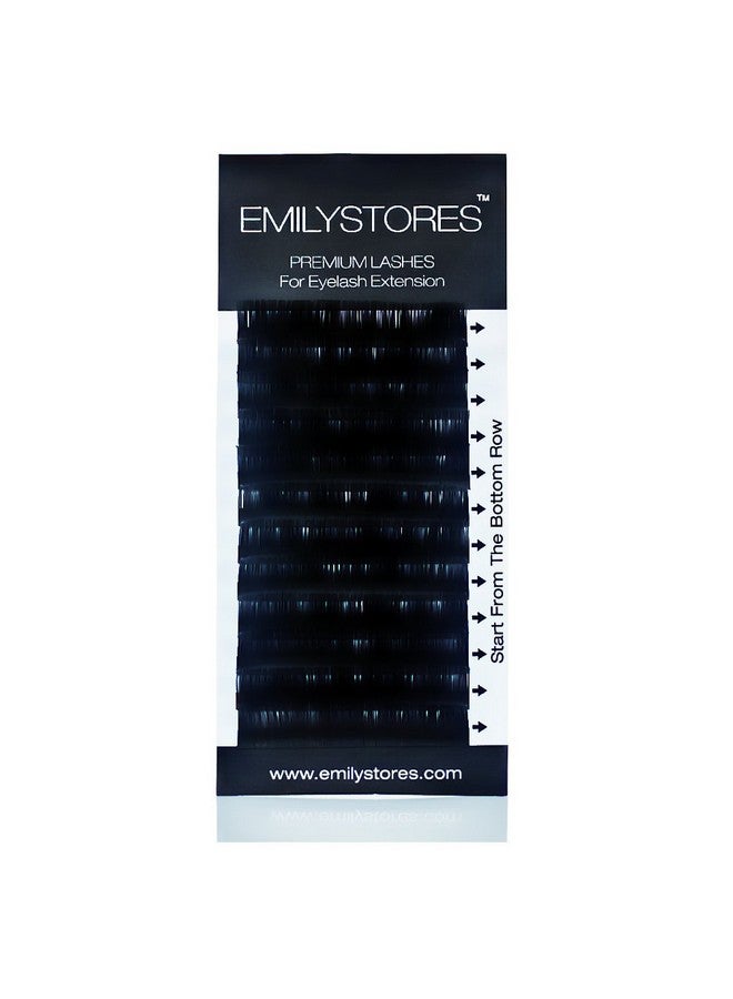 EMILYSTORES Desires Lashes By Emilystores Ellipse 0.20Mm Thickness C Curl Length 13Mm Flat Shaped Volume Eyelash Extensions Single Size In One Tray Silk Mink Fake Eye Lashes - Image 2