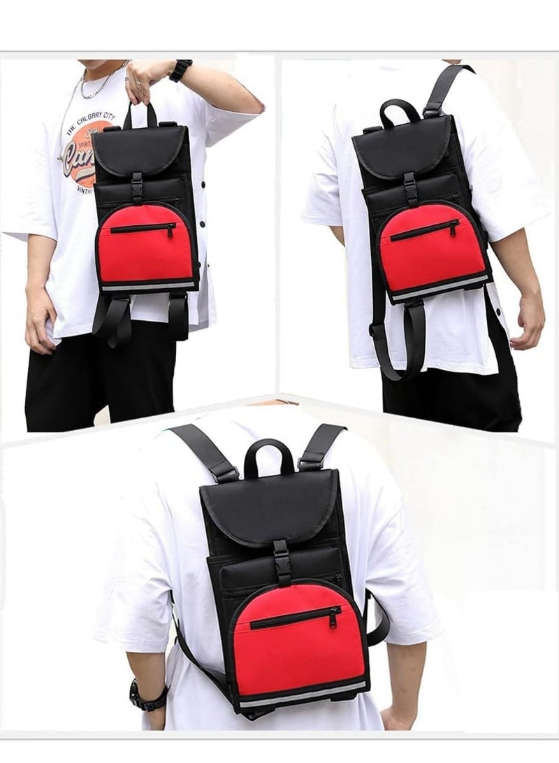 SYOSI Skateboard Backpacks Foldable Skateboard Bags Skateboard Shoulder ​Carrier, Regular Skateboard Bag With Adjustable Straps Nylon Cloth Foldable Carrier Travel Backpack For Men And Boys - Image 4