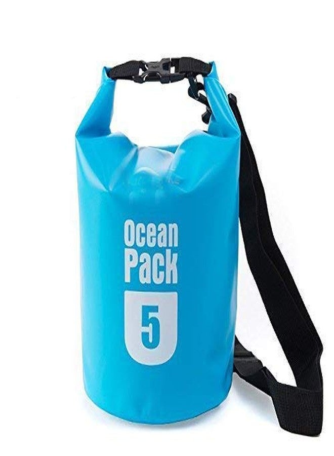 VEPSON Jigva 5 Liter Waterproof Ocean Pack Dry Bag Camping Swimming Bag - Image 1