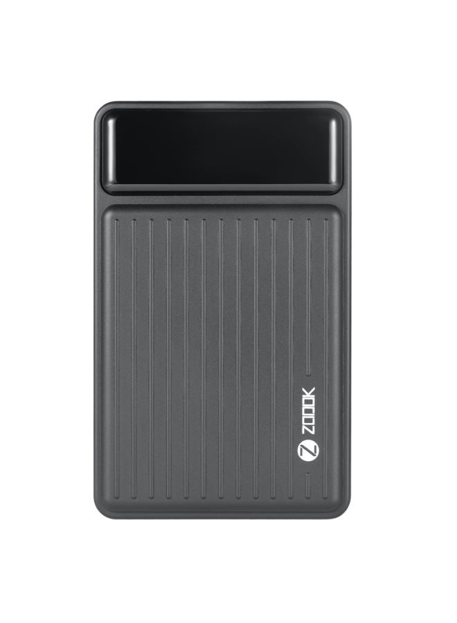 Zoook 10000 mAh Portable Power Bank, 22.5W High-Capacity USB-C Charger with PD USB-C Port and QC USB-A Ports, 15W Fast Charging Battery Pack, Compatible with iPhone 16 Plus, 16 Pro, 16 Pro Max, 15, 14, 13, 12 Series, Samsung Galaxy S24/S23, iPad Air/Pro, Tablets, and Other Devices, Compact and Lightweight Design Black - Image 4