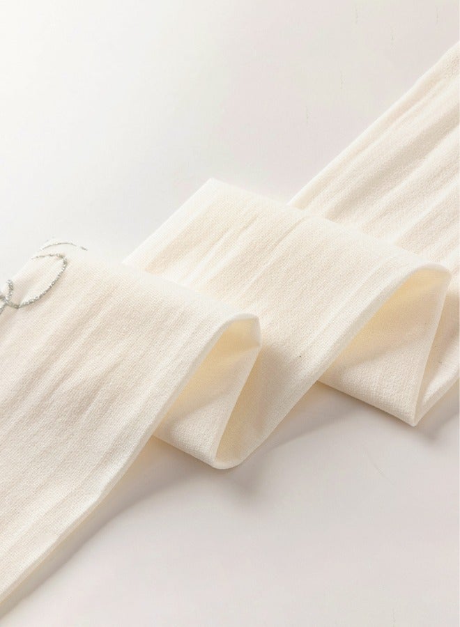 Dave & Bella Beige Butterfly Tights - Image 3