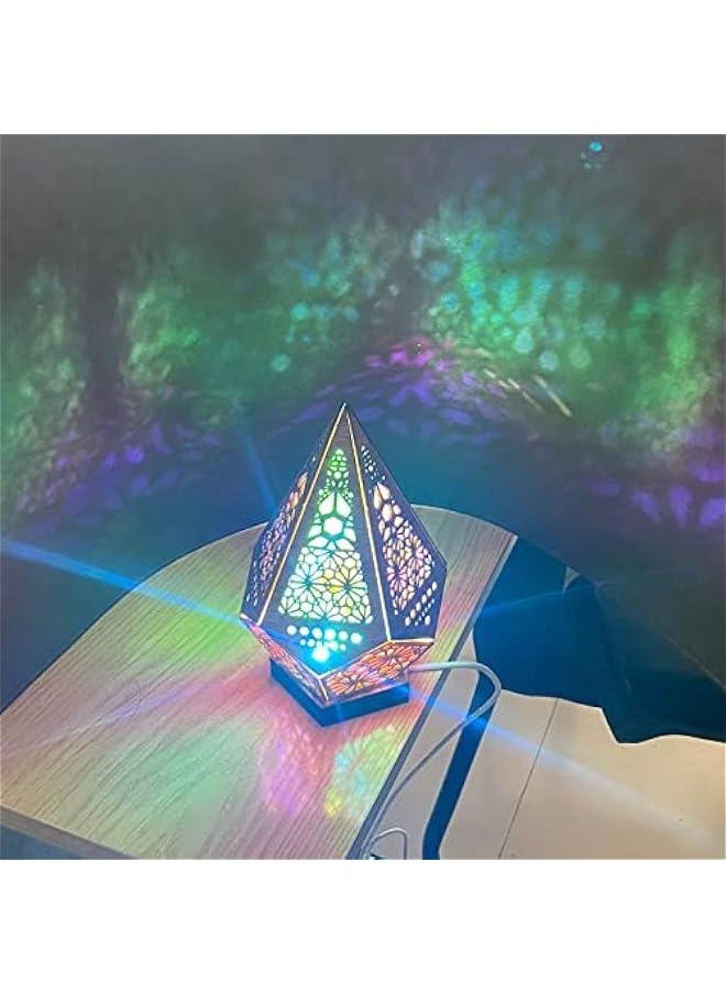 Bohemian Wood Floor Lamp: 3D Polar Star, Large Retro Geometric Decorative Lamp for Party, Holiday, Wedding, Courtyard, Home Decor  - Image 5