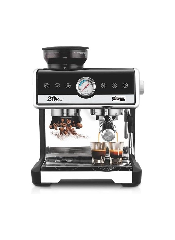 دي اس بي DSP 2in1 Espresso Coffee Maker 2.6L  - Image 1