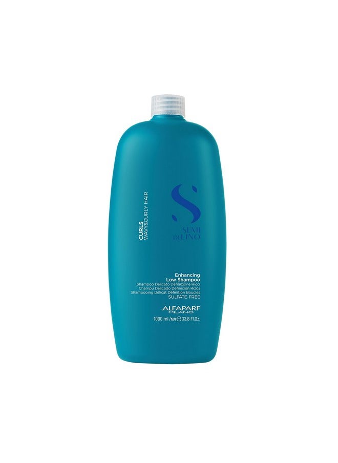 ALFAPARF MILANO Alfaparf Milano Semi Di Lino Curl Enhancing Hair Shampoo - Anti Frizz Shampoo to Deeply Cleanse, Hydrate and Nourish Wavy & Textured Hair - Vegan, Frizz Control Hair Care Products (8.45 oz / 250 ml)  - Image 1