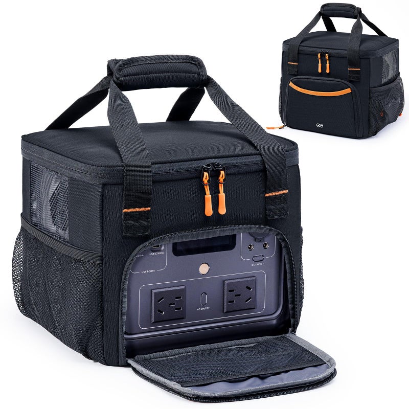 FRECOLSH HeavyDuty Portable Power Station Storage Bag Compatible with Ecoflow RIVER 2 Max and RIVER 2 Pro Solar Power Station Carrying Case for Outdoor Camping Essentials Case Only - Image 2