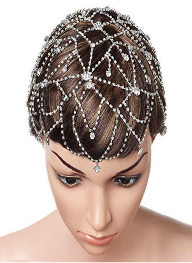 1920S Crystal Headband Cap Roaring 20S Great Gatsby Hair Accessories For Dance Party (Silver) - pzsku/Z51D50939201BA3838AA6Z/45/_/1647283641/cddbc580-ec0d-43ce-8ccd-7f2ccd04637e