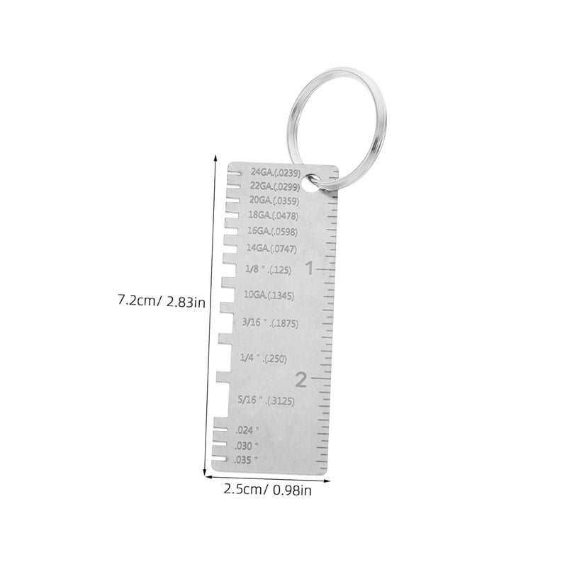Metal Thickness Gauge Tool for Welding Stainless Steel and Cable Measurement - Image 3