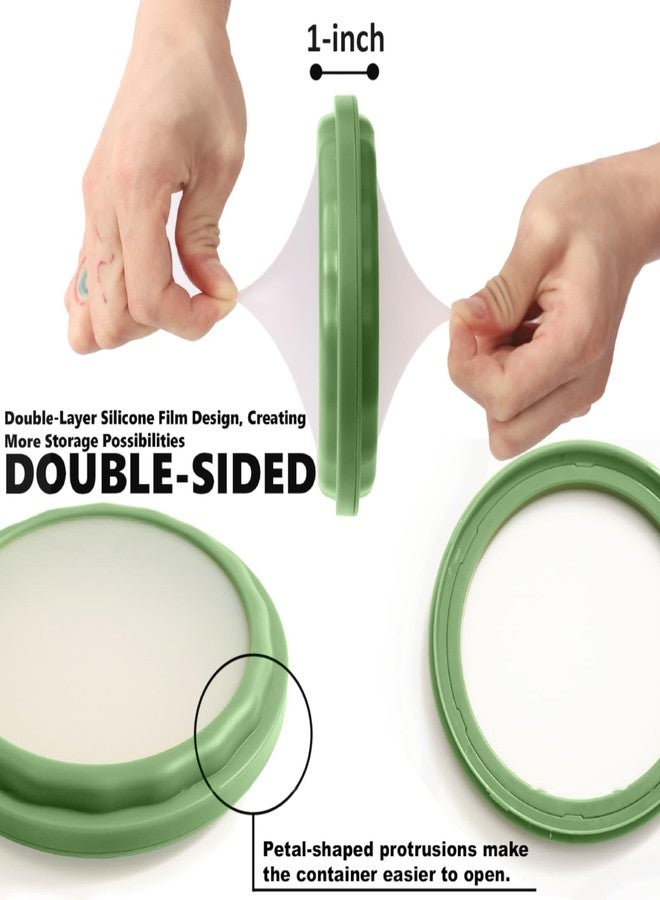 Erehere Avocado Saver and Onion Storage - 4-Piece Set Silicone Food Storage Containers, Multifunctional and Perfect for Lemons, Cheese, Tomatoes, Potatoes, Garlic - Image 4