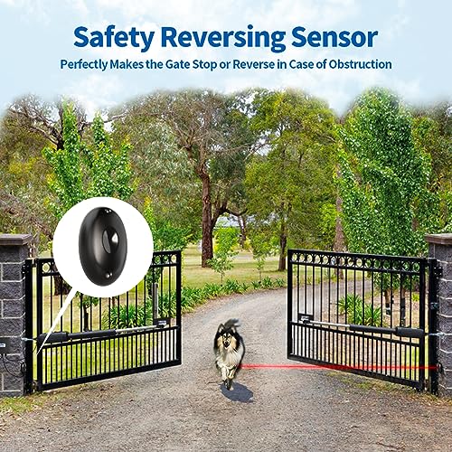 TOPENS TC102 Safety Photocell Infrared Beam Sensor Photoelectric Motion Detector for Automatic Swing Sliding Gate Openers Garage Door Openers Access Control Security Alarm Systems Indoor Outdoor Use - Image 2