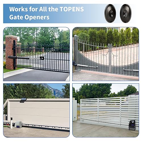 TOPENS TC102 Safety Photocell Infrared Beam Sensor Photoelectric Motion Detector for Automatic Swing Sliding Gate Openers Garage Door Openers Access Control Security Alarm Systems Indoor Outdoor Use - Image 3