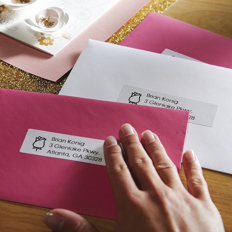 Dymo Authentic LW Mailing Address Labels Labels for LabelWriter Label Printers White 1-1/8" x 3-1/2" 24 Rolls of 350 (8400 Total) - Image 5