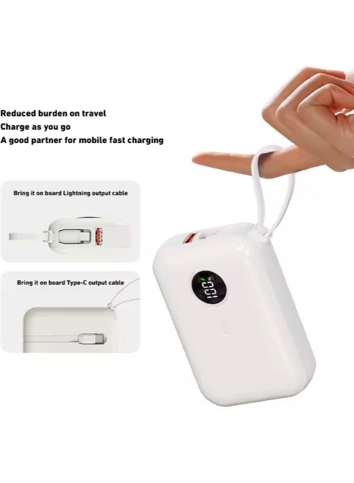 أونتايم باور بانك Ontime OT-P331 صغير الحجم وعالي السعة – شحن سريع 10000 مللي أمبير مع ميزات أمان وحزام محمول - Image 3