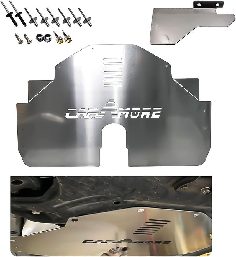 LOSTAR Catalytic Converter Protection Shield Fit for 2000-2003 Toyota Prius l4, Aluminum Anti Theft Shield - Image 1