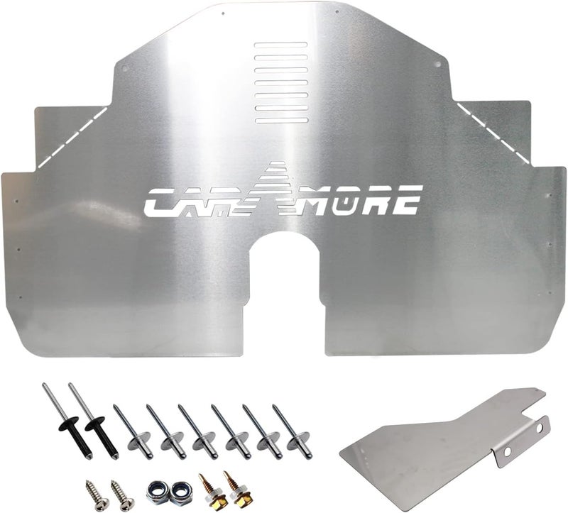 LOSTAR Catalytic Converter Protection Shield Fit for 2000-2003 Toyota Prius l4, Aluminum Anti Theft Shield - Image 2