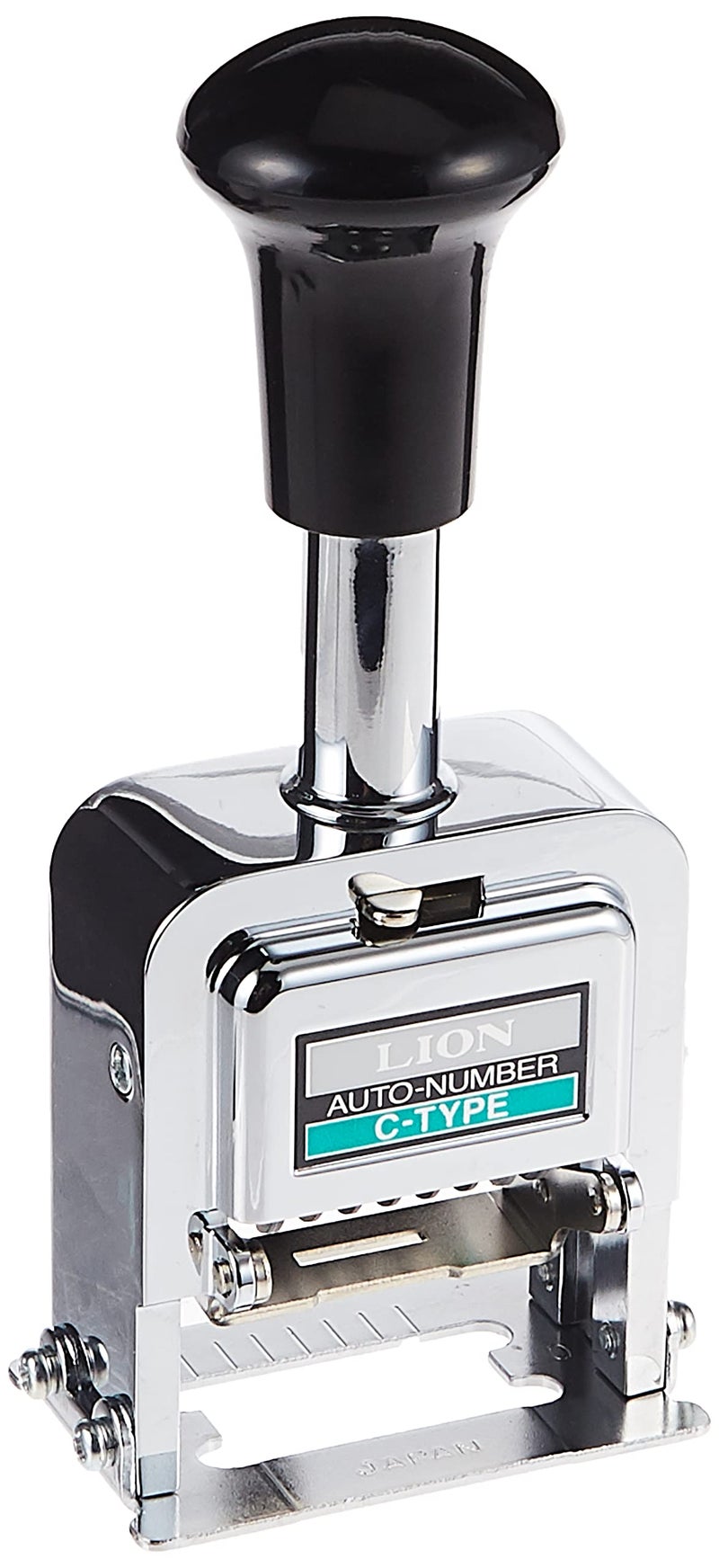 Lion ProLine HeavyDuty Automatic Numbering Machine 6Wheel with Alphabet 1 Numbering Machine C75 Silver