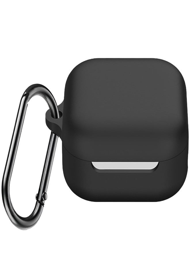 USTIYA Case for Echo Buds 3 Wireless Headphones Protection Cover Full-Body Soft Silicone with Keychain Headphone Accessories Funda Carcasa (Black) - Image 1