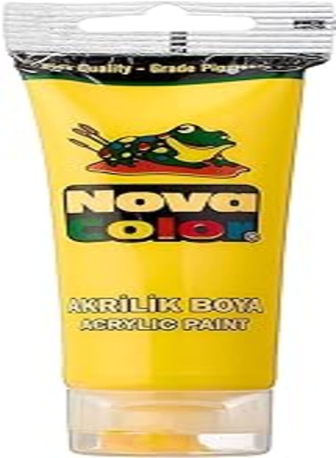 Nova turkish acrylic color tube 75mm yellow nc-255