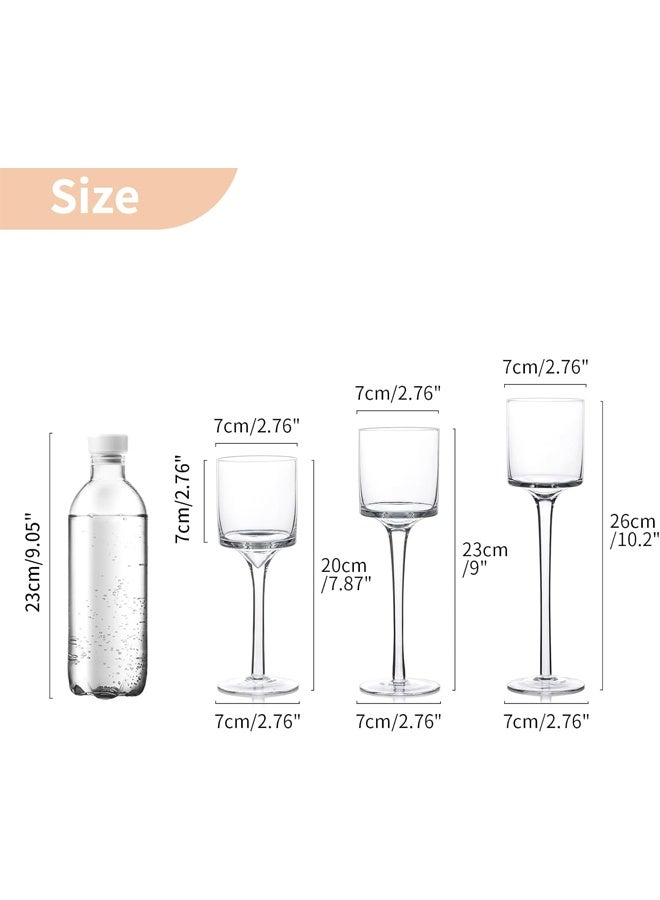 DUNISO 3Pcs Candle Holders，Elegant Tea Light Glass Candle Holders Wedding Table Centrepiece  - Image 5