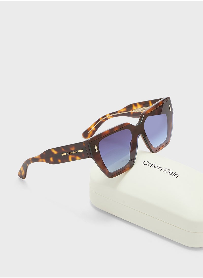 CALVIN KLEIN Modified Rectangle Sunglasses  - Image 5