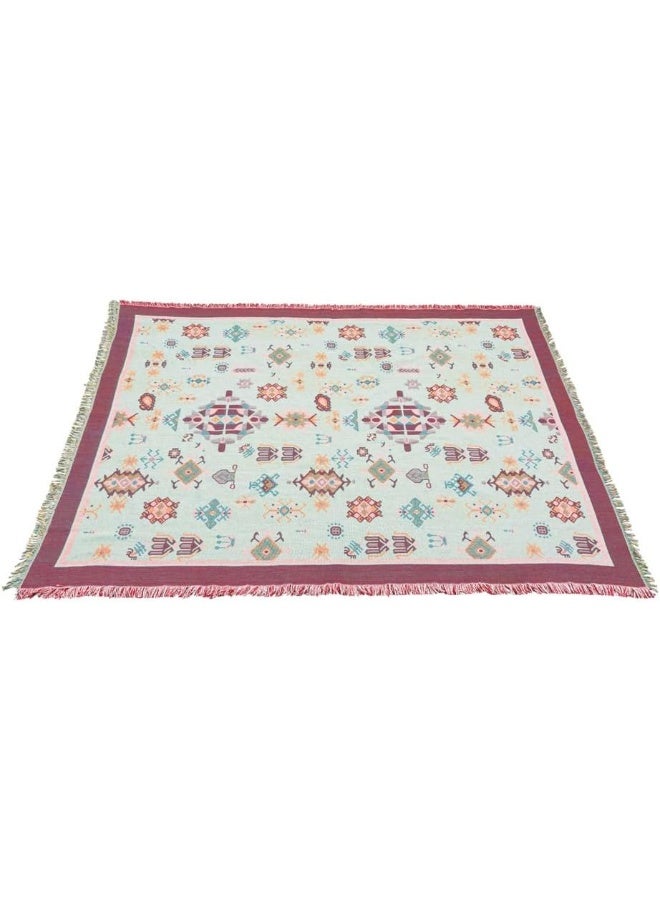 السنيدي فرشة للتنزة والرحلات فرشة جلوس ارضية للرحلات والتخيم والبر احمر مقاس L160*W220 سم - Image 3