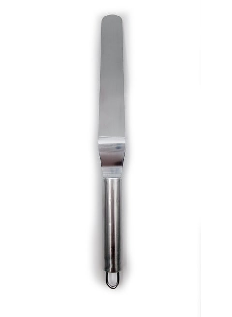 Flat Angled Cake Decorating Spatula, Stainless Steel Cake Decorating Spatula