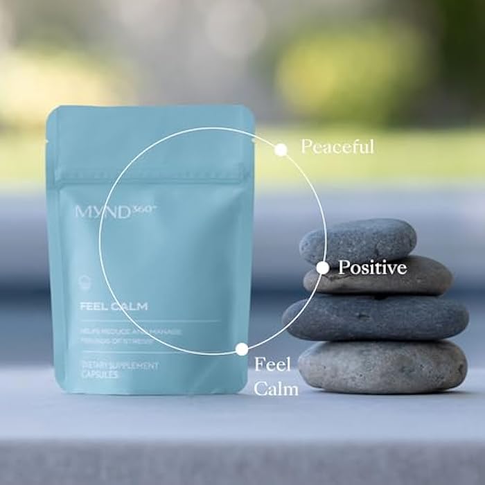 Nu Skin MYND360 Feel Calm with L-Theanine | 60 Capsules | Supports Relaxation & Calm Mindset | L-Theanine 200mg, Lemon Balm Leaf & Magnolia Bark Extract | Calm Aid for Daily Wellness | Vegetarian - Image 5