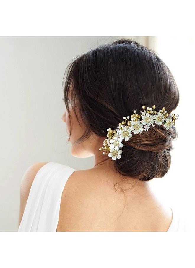 Hair Flare Attractive Artificial Golden And Pearl Juda Pins Combo For Women (23552356) Silver & Gold Pack Of 1  - Image 3