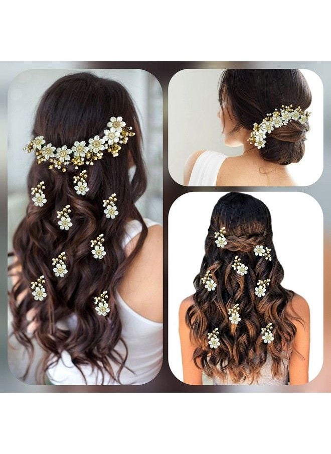 Hair Flare Attractive Artificial Golden And Pearl Juda Pins Combo For Women (23552356) Silver & Gold Pack Of 1  - Image 5