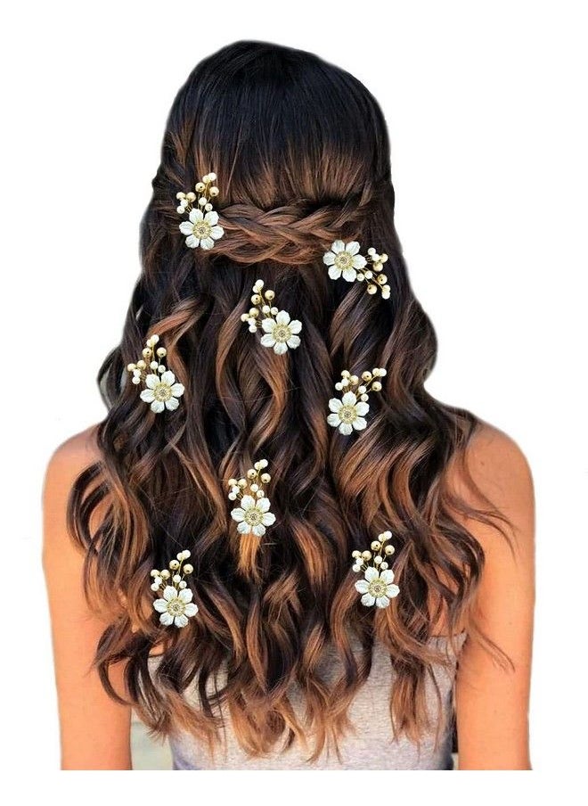 Hair Flare Attractive Artificial Golden And Pearl Juda Pins Combo For Women (23552356) Silver & Gold Pack Of 1  - Image 4