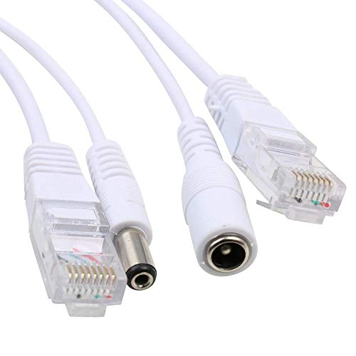 LipiWorld Power Over Ethernet Poe Injector Splitter Adapter Poe Cables for Internet Protocol Camera, White - Image 5