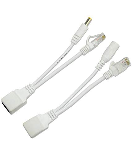 LipiWorld Power Over Ethernet Poe Injector Splitter Adapter Poe Cables for Internet Protocol Camera, White - Image 4