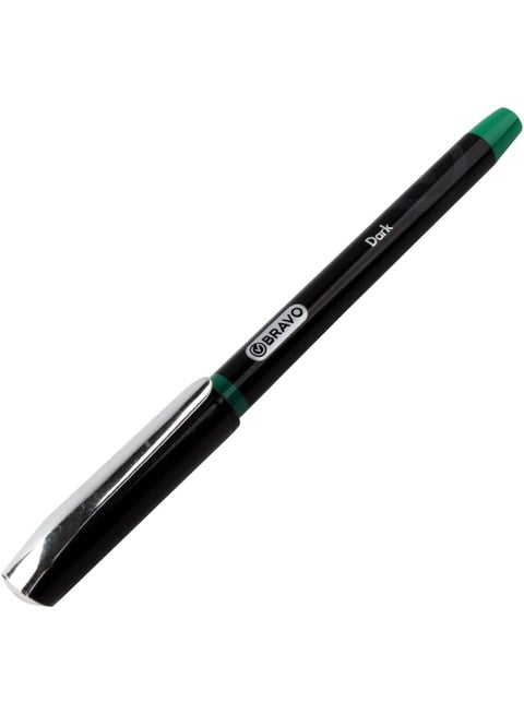 Bravo Dark Ballpoint Pen 1-Pack, 0.7 mm Tip Size, Green
