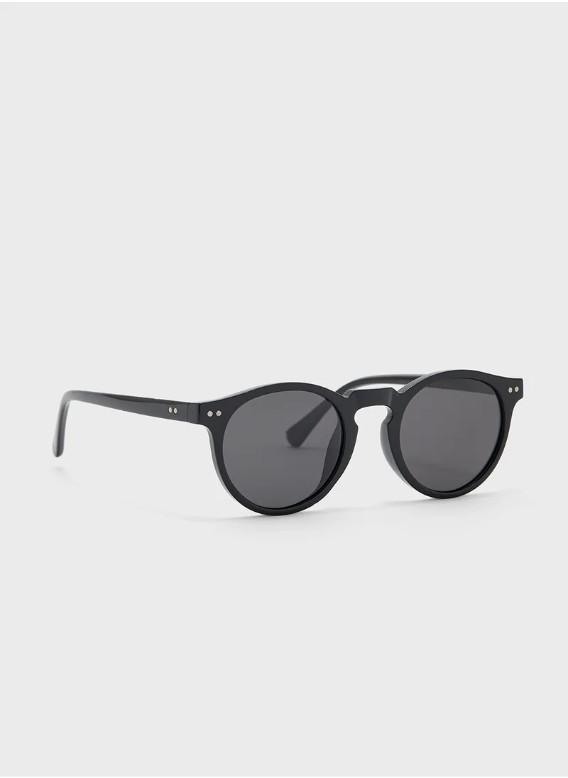 Robert Wood Polarized Lens Round Sunglasses