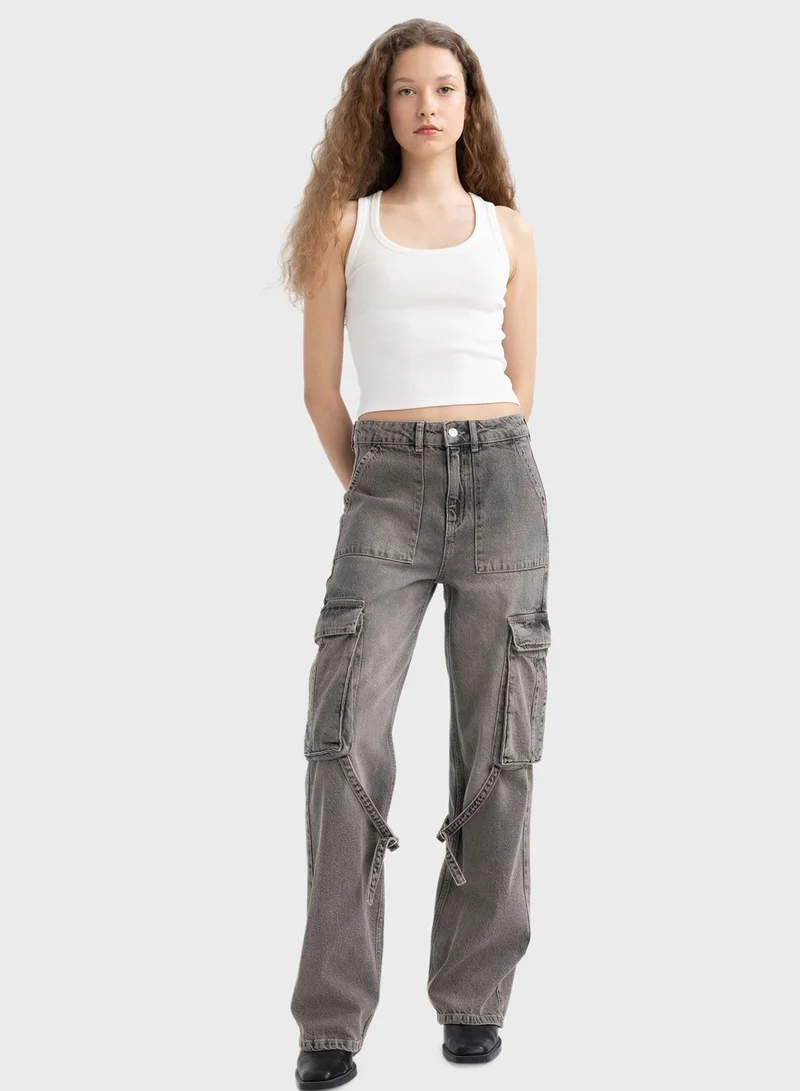 DeFacto Slim Fit Camisole U Collar Undershirt