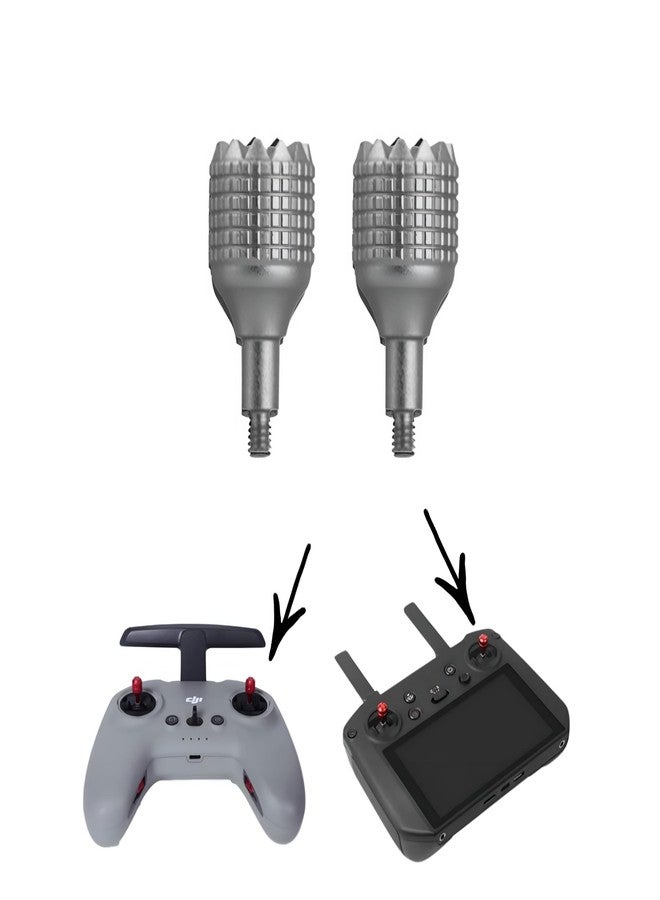 GetZget® Thumb Rocker For Dji Fpv/Dji Avata/Avata 2/ Mavic 3 RC Pro Remote Controller Joystick Accessories (Silver) - Image 1