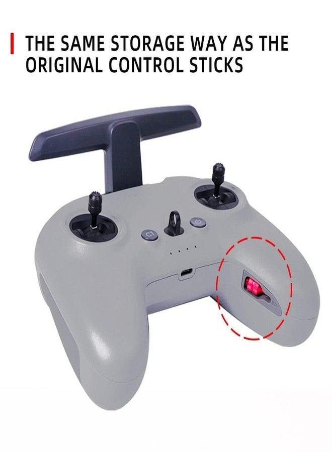 GetZget® Thumb Rocker For Dji Fpv/Dji Avata/Avata 2/ Mavic 3 RC Pro Remote Controller Joystick Accessories (Silver) - Image 2