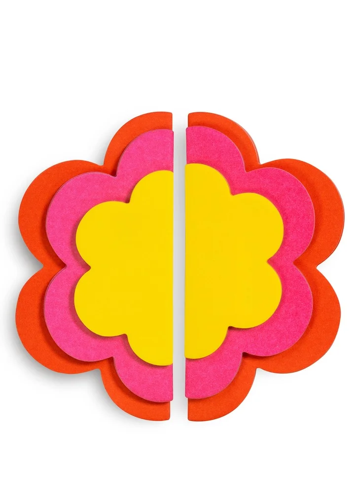 بان دو Stacked Sticky Notes, Flower