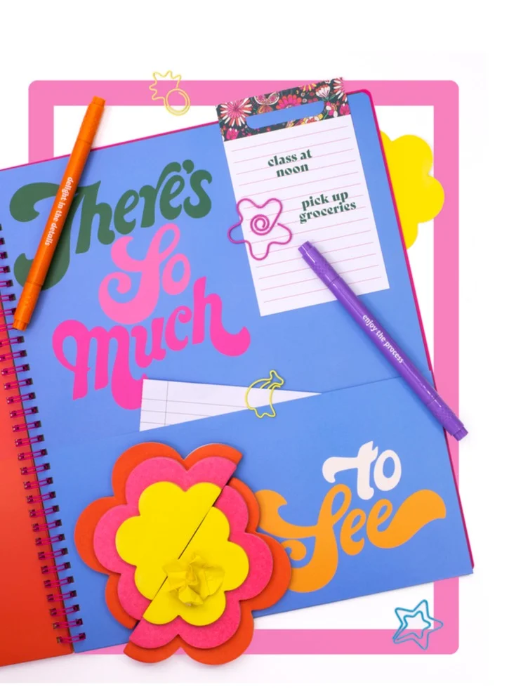 بان دو Stacked Sticky Notes, Flower