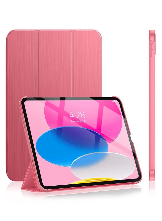 Soke Case for iPad 10th Generation(10.9-inch,2022) - [Smart Cover Auto Wake/Sleep + Slim Trifold Stand], Premium Protective Hard PC Back Cover for New Apple iPad 10.9 Inch - Watermelon - Image 1