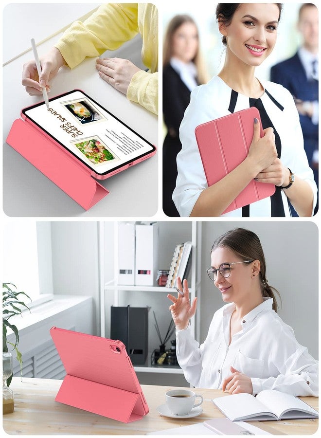 Soke Case for iPad 10th Generation(10.9-inch,2022) - [Smart Cover Auto Wake/Sleep + Slim Trifold Stand], Premium Protective Hard PC Back Cover for New Apple iPad 10.9 Inch - Watermelon - Image 5