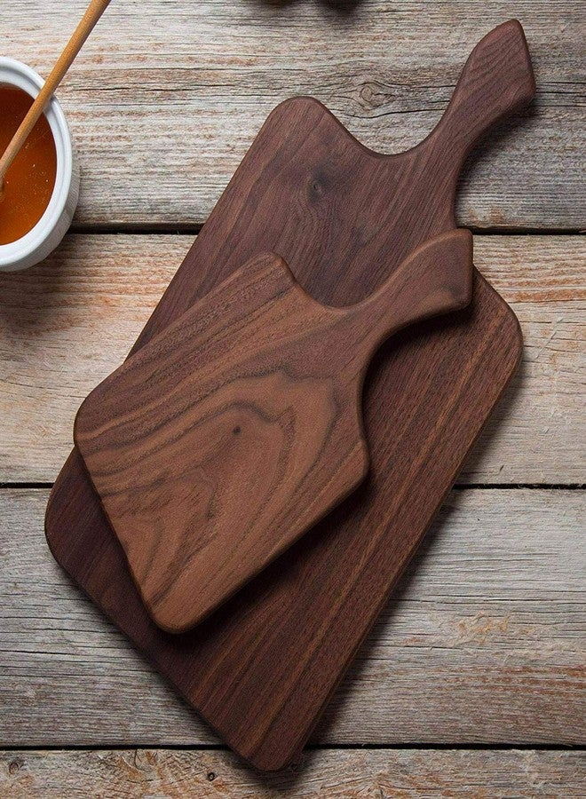 Brazos Home Dark Walnut Wood Cutting Board for Kitchen, Seasoned, Chopping Board, Wood Cheese Board, Charcuterie Platter, Ideal for Serving or Chopping Fruit, Vegetables, Cheese or Meat, 16 x 8, Large - Image 5