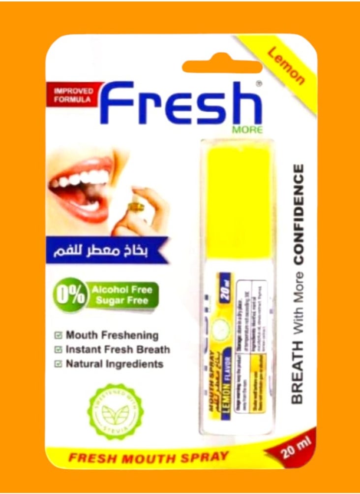 Fresh More - Lemon Mouth Freshener Spray - 20 ml - Image 1