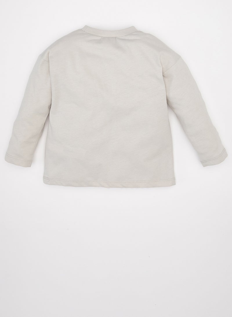 DeFacto Disney Mickey & Minnie Crew Neck Long Sleeve T-Shirt  - Image 2
