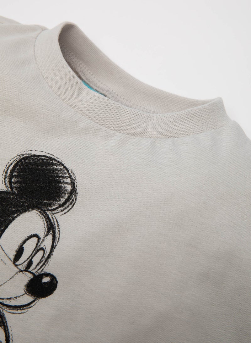 DeFacto Disney Mickey & Minnie Crew Neck Long Sleeve T-Shirt  - Image 3