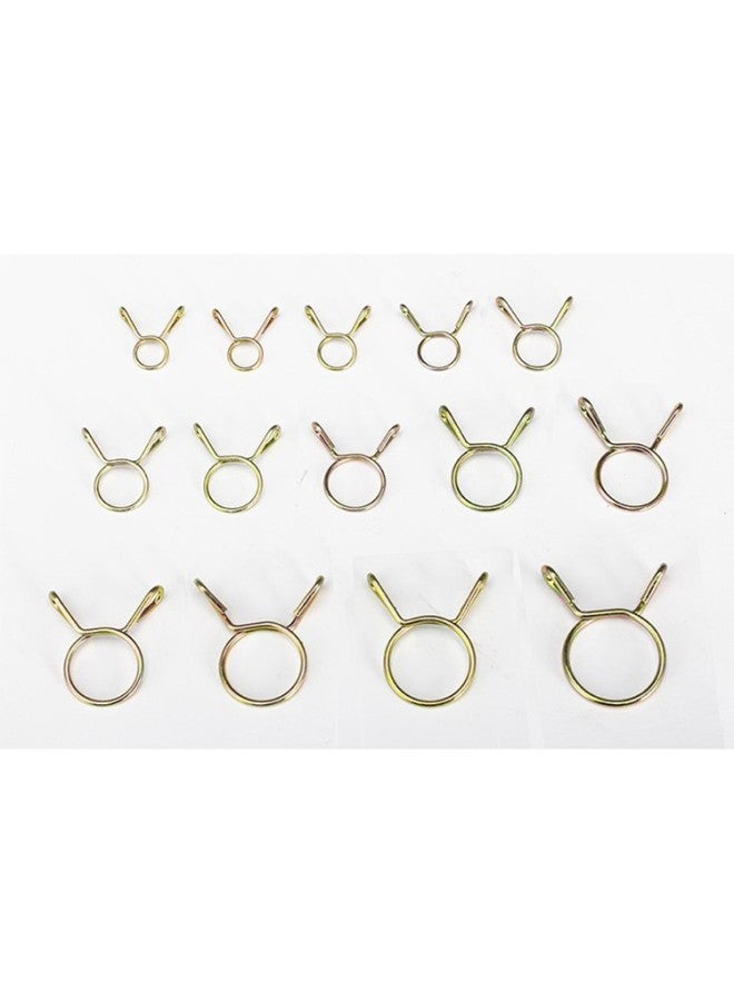 Quick-fitting Hand-kneading Single Steel Wire Galvanized Pipe Clamp Ring Gas-water Oil Pipe Clamp Throat Metal Spring Throat Clamp Clip-Specification Model:Inner Diameter 3.7mm┇Wire Diameter 0.8mm, Maximum Opening 4.5mm  - Image 3