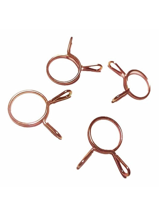 Quick-fitting Hand-kneading Single Steel Wire Galvanized Pipe Clamp Ring Gas-water Oil Pipe Clamp Throat Metal Spring Throat Clamp Clip-Specification Model:Inner Diameter 3.7mm┇Wire Diameter 0.8mm, Maximum Opening 4.5mm  - Image 5