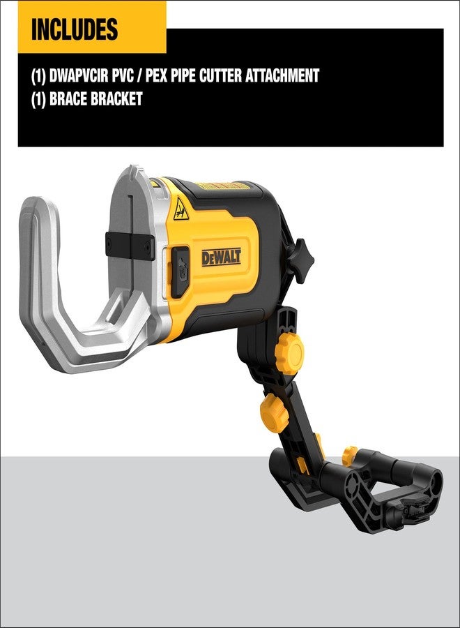 DEWALT IMPACT CONNECT PVC/PEX Cutter with Brace Bracket (DWAPVCIR) - Image 3