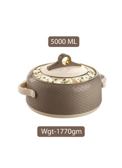 NAYASA Coral Casserole Food Warmer Stainless Steel Insulated Hotpot 3 Pc Set 2.5,3.5,5L  - Image 2