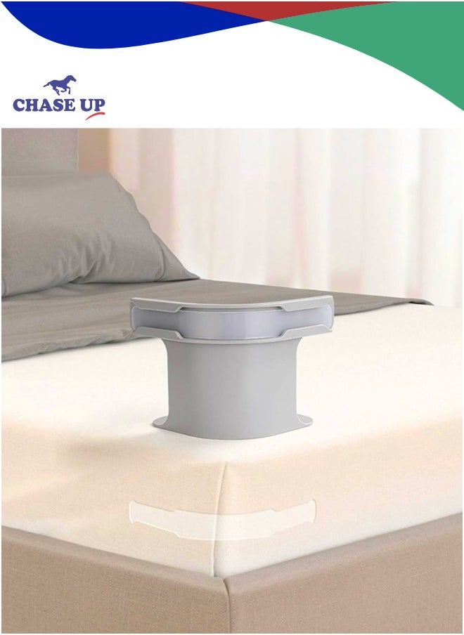 Chase Up Bed Sheet Holder Set with Lock Strips,Lock Sheet Holders Set of 4, Secure Bed Sheets Firmly in Place, Non-Slip Sheet Holders Secure Bed Sheets Firmly in Place, Easy Installation (Grey)  - Image 3