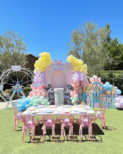 YMSZ Pastel Balloon Garland Arch Kit, 120pcs Macaron Color Rainbow Party Balloons for Baby Shower Birthday Party Decorations - Image 5